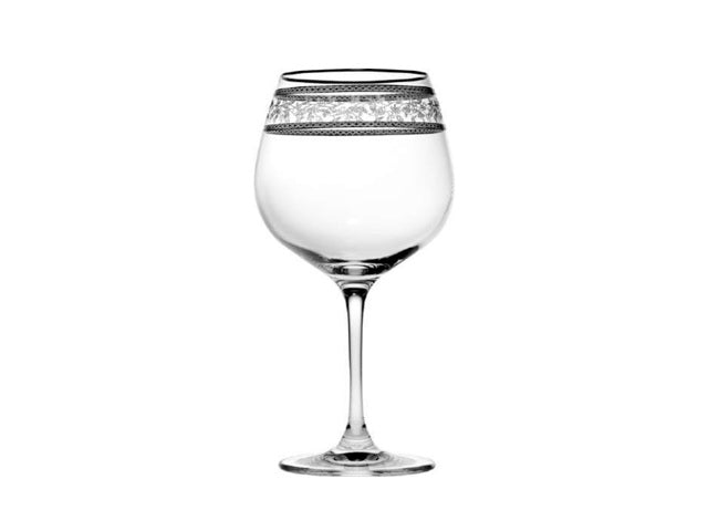 12 Calici burgundy 610ml filo platino - Maxwell Williams