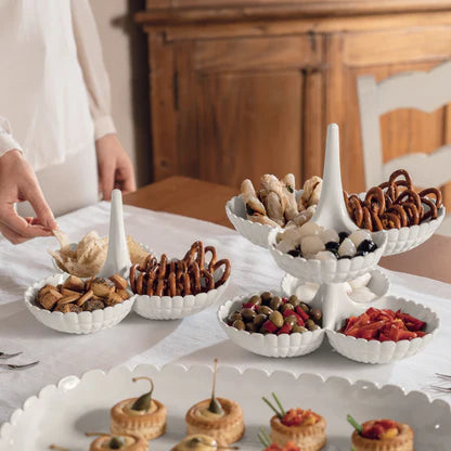 Set 2 antipastiere Tiffany - Guzzini