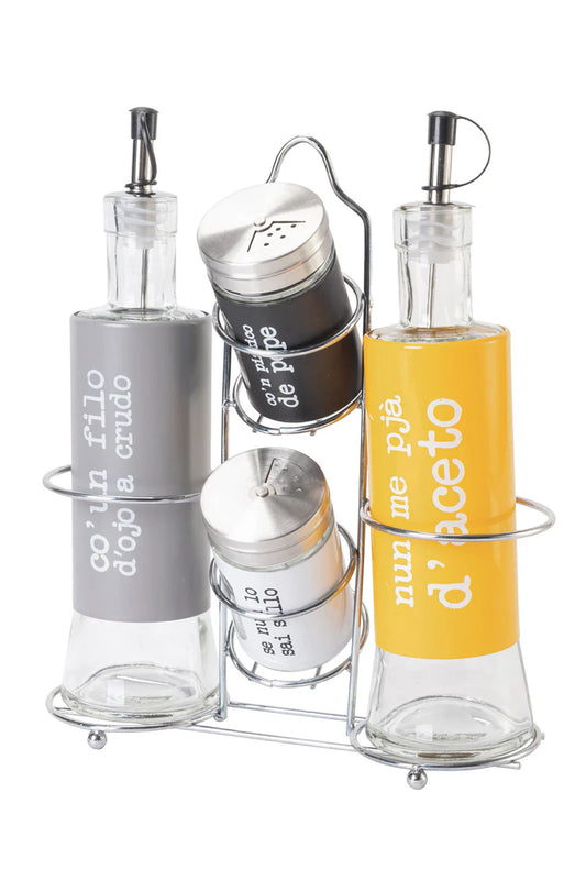 Set menage stones 5 pezzi - Villa D'Este