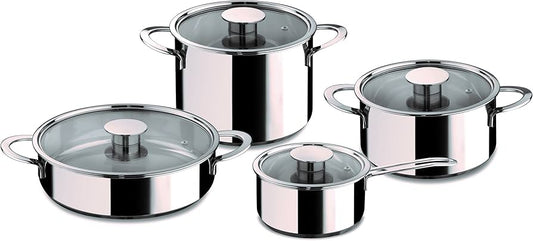 Set batteria da cucina gourmet 8 pezzi - Mepra