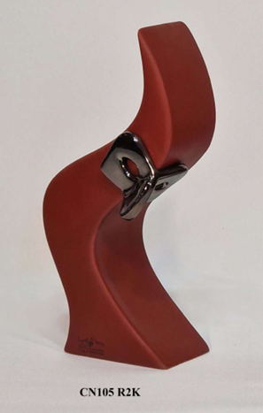 Corno quadrato con maschera 40cm - Spago di terra