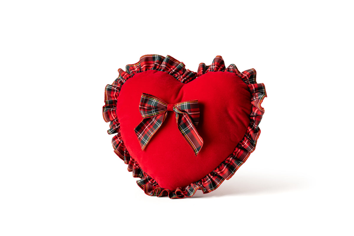 Cuscino cuore in velluto - Fiori di Lena