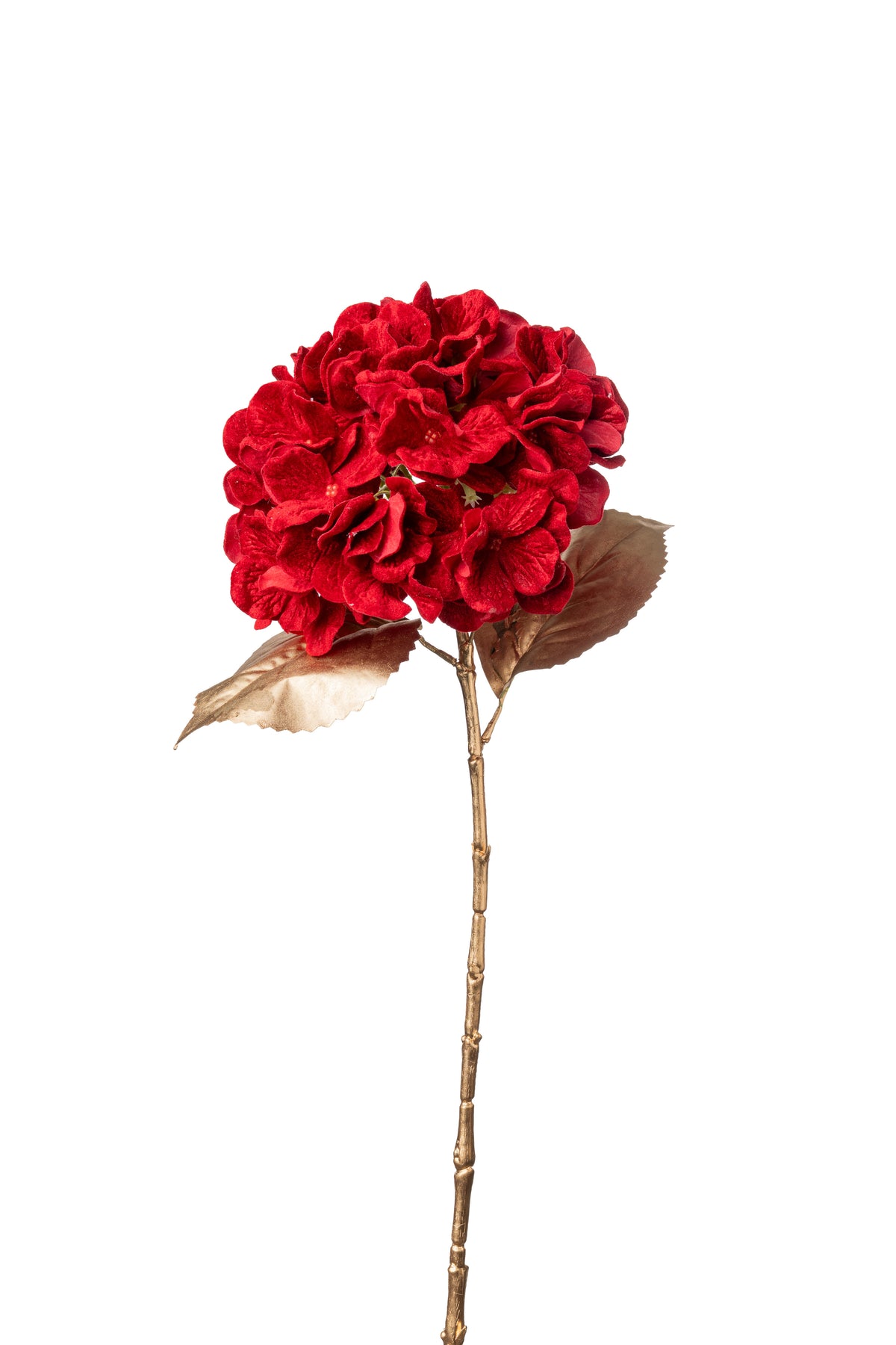 Ramo ortensia in velluto 64cm - Fiori di Lena