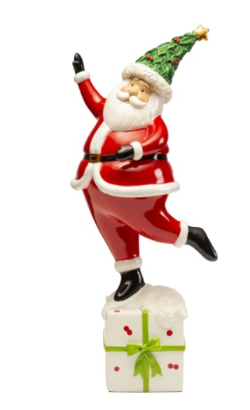 Babbo natale su pacco bianco - Palais Royal