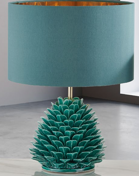 Lume corallo alto verde petrolio - Melaverde