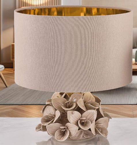 Lume corallo flower beige - Melaverde