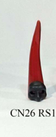 Corno sottile con maschera - Spago di terra
