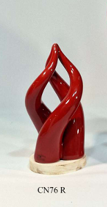 Tris di corni tea light 21cm - Spago di terra