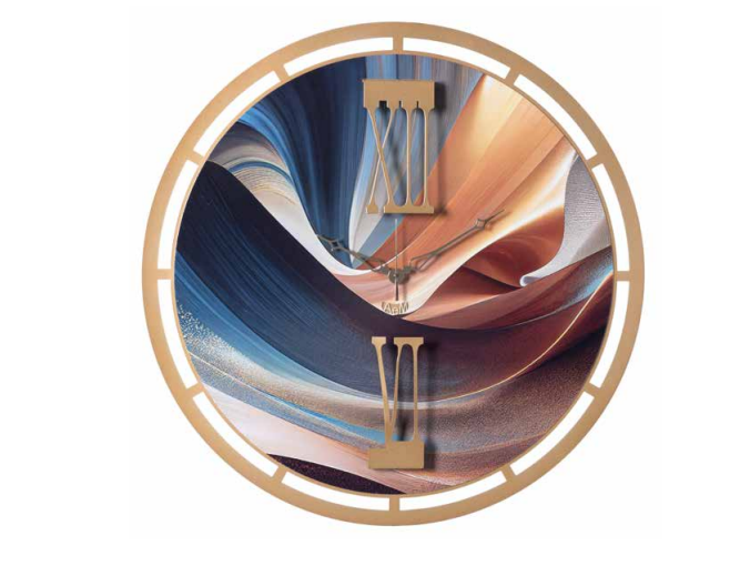 Orologio da parete mood / effetto marmo / - Arti e Mestieri