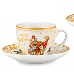 Set 2 tazze colazione 400ml - Fade Maison