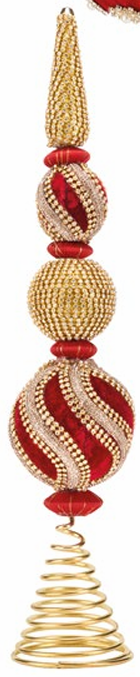 Jewel puntale oro rosso cm40 - Fade Maison