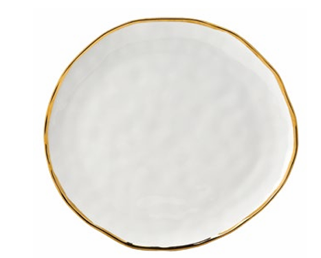 Piatto piano pepita 25.5cm - Fade Maison