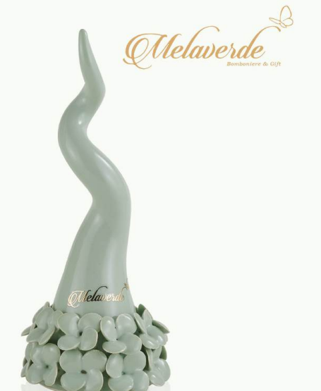 Corno d'appoggio fiorellini - Melaverde