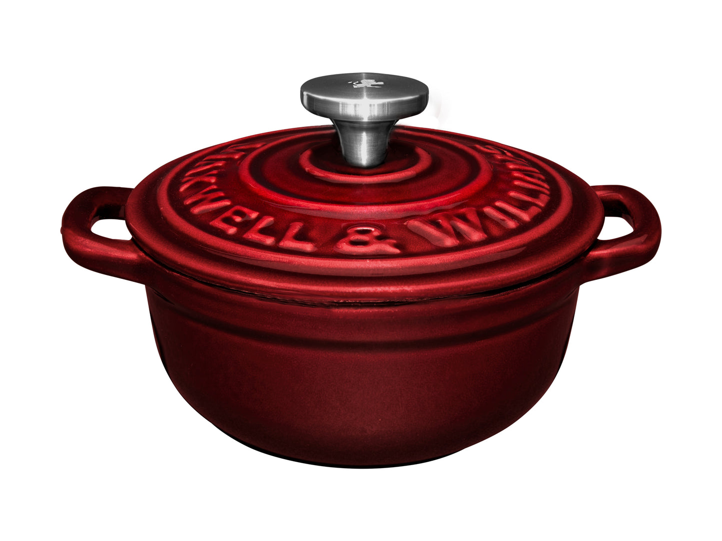 Casseruola tonda ghisa 28cm rossa - Maxiwell & William