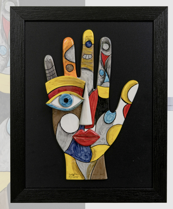 Quadro 53x43 Il segno e lo sguardo - Spago di terra