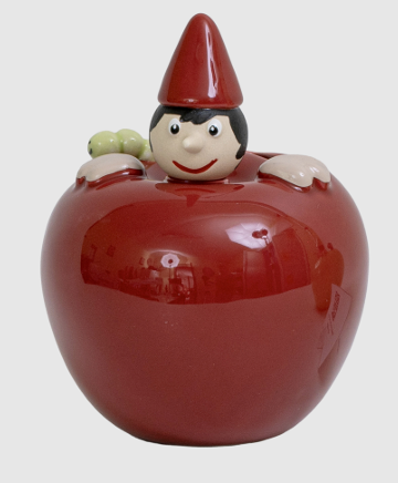 Mela pinocchio salvadanaio - Spago di terra