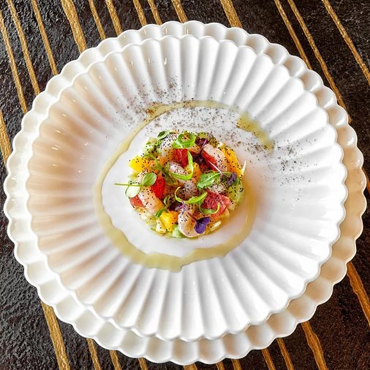 Servizio piatti Margherita 37 pezzi - Fade Maison