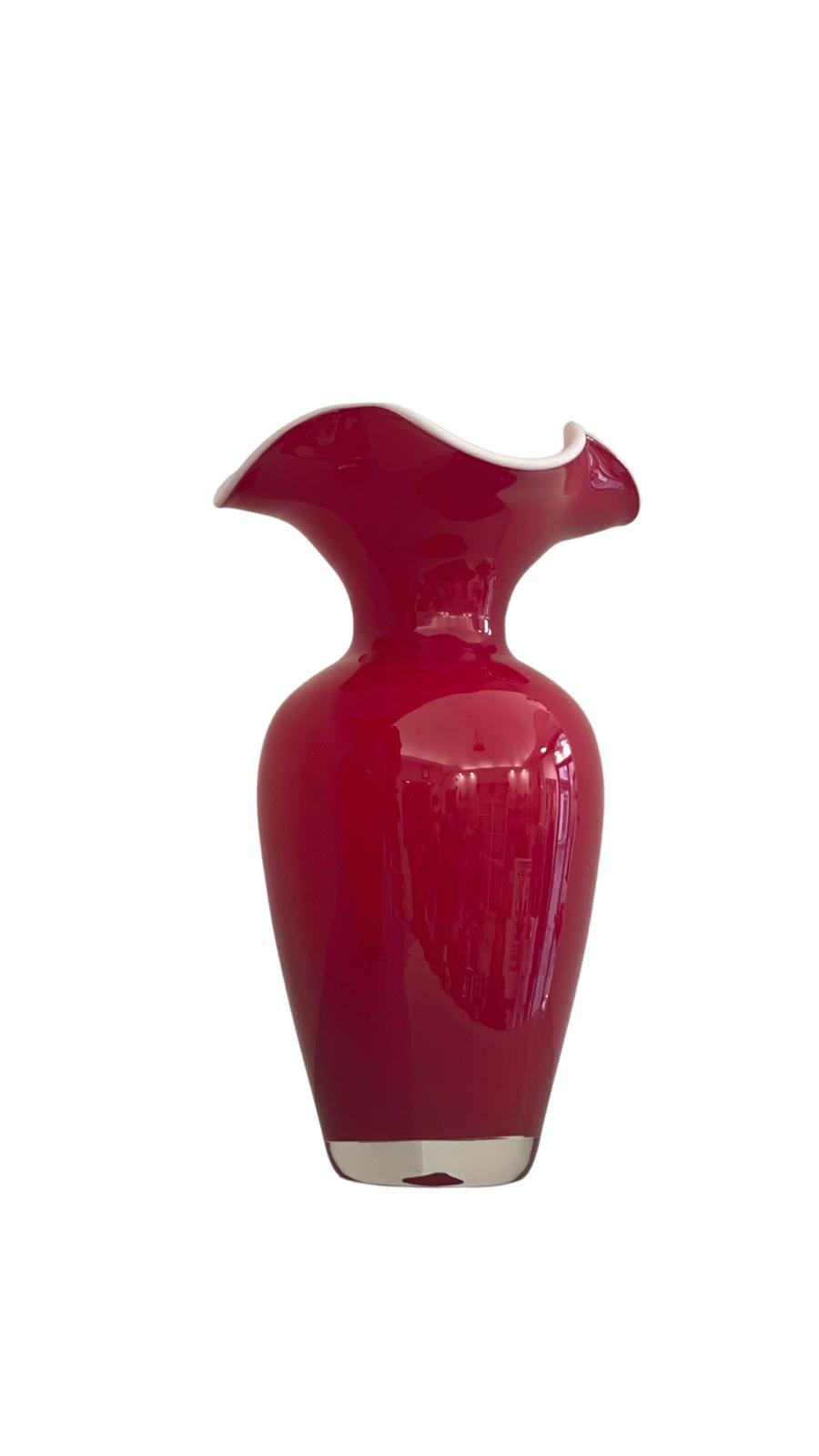 Anfora bassa rossa - Onlylux