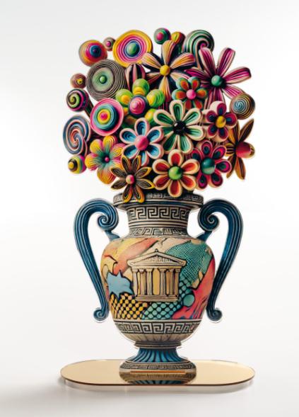 Vaso fiori Greek Pop - Linee