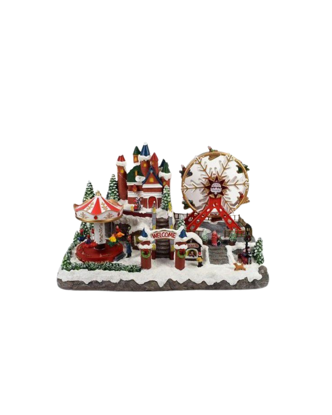 Giostrina musicale villaggio di Natale - Mazzeo