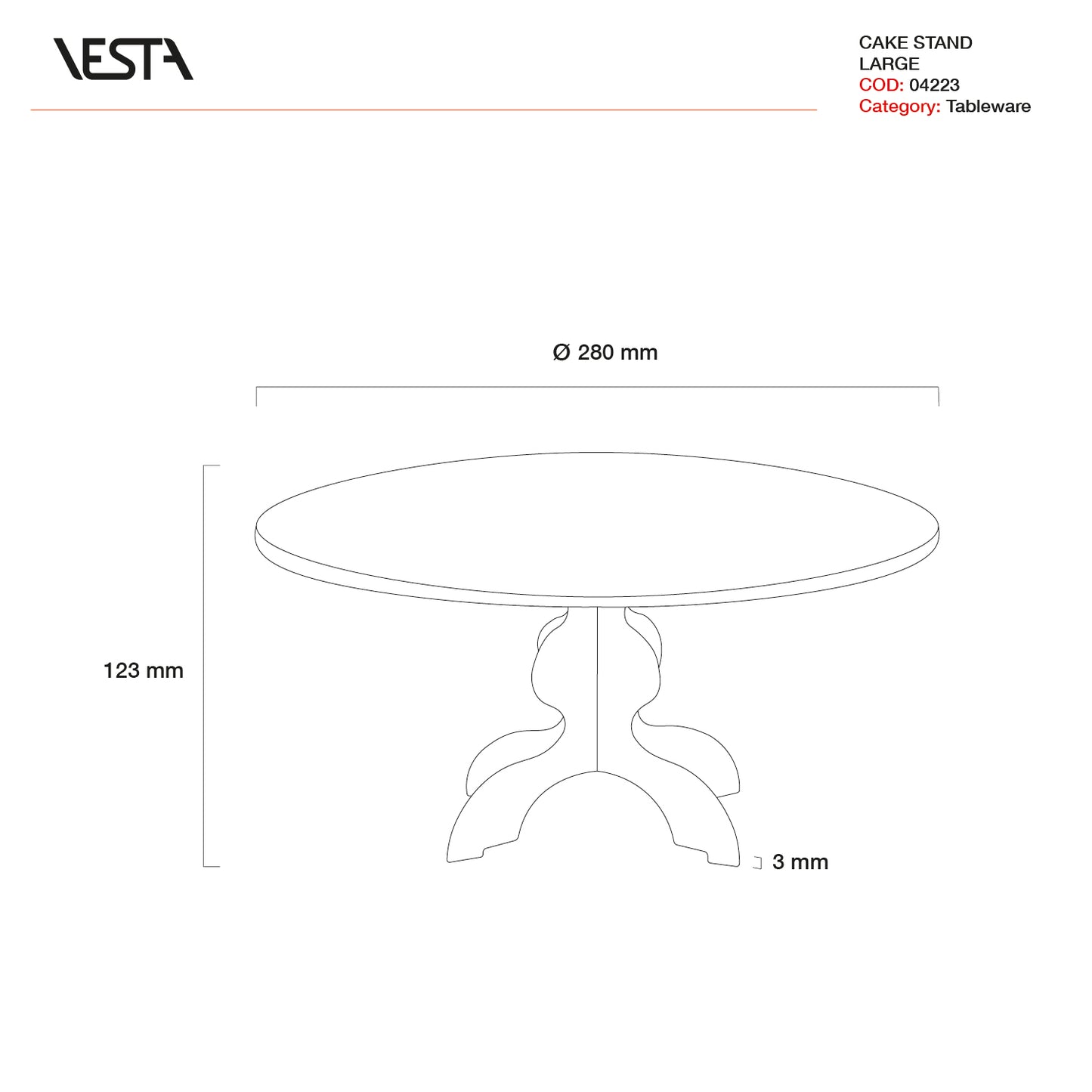 ALZATA GRANDE DECOR | VESTA