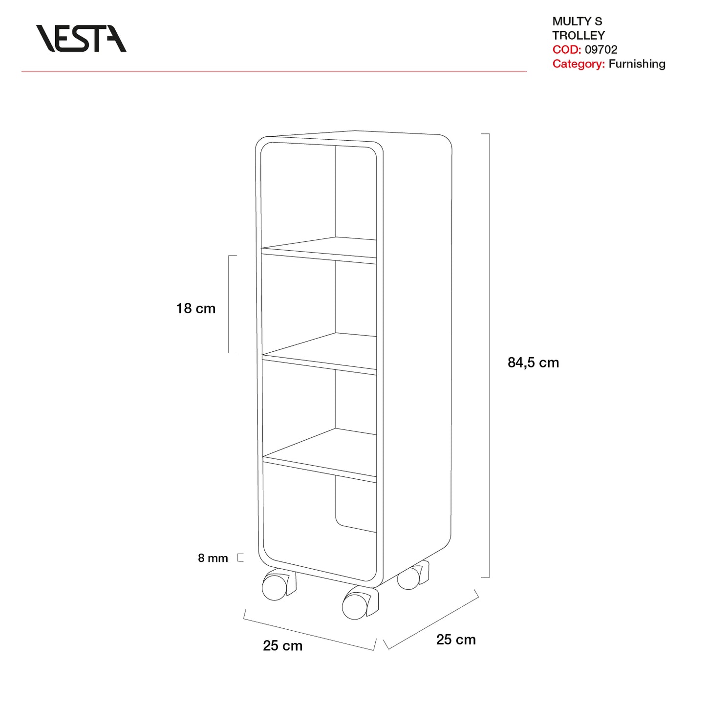CARRELLO MULTY S | VESTA