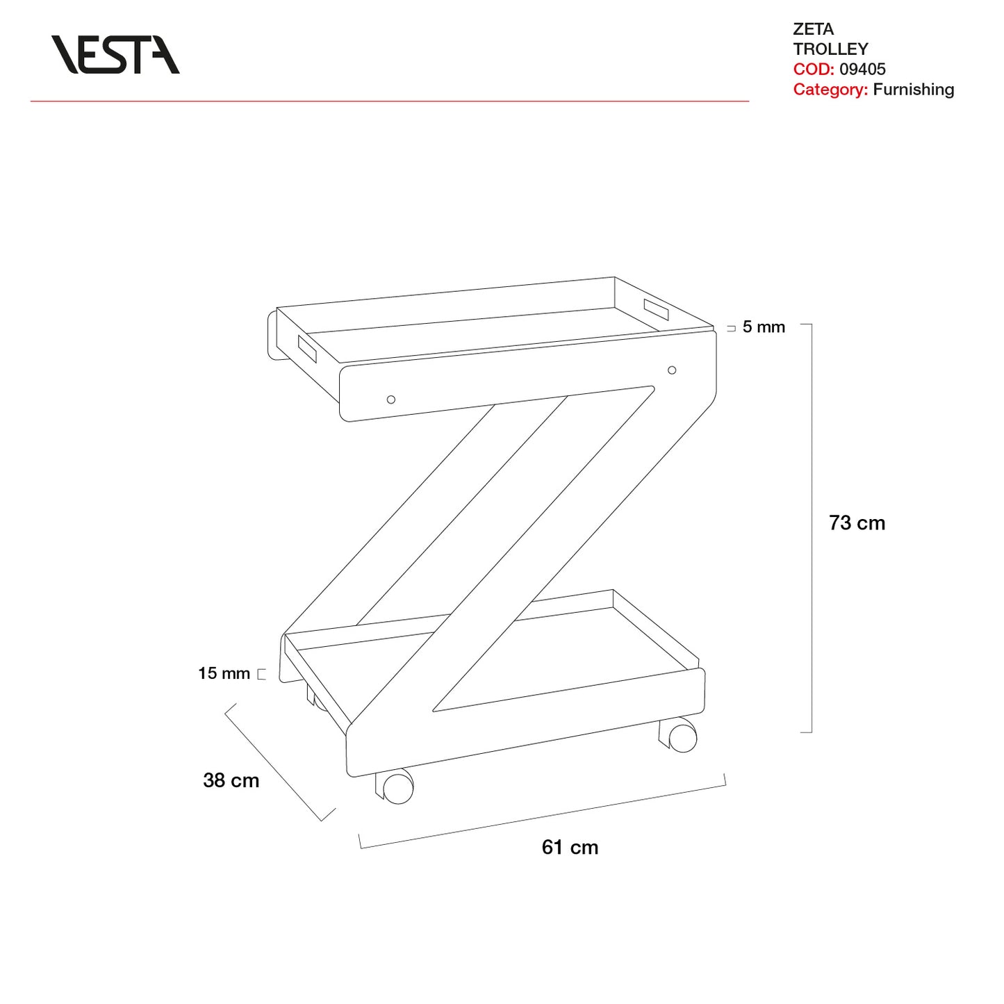 CARRELLO ZETA | VESTA