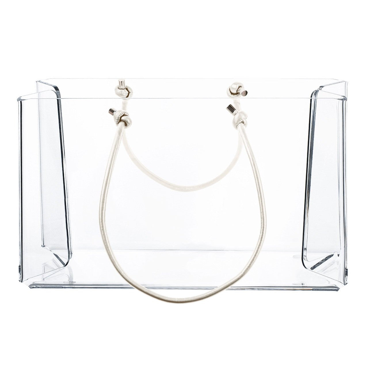 Contenitore porta oggetti Charlotte trasparente - Vesta Design