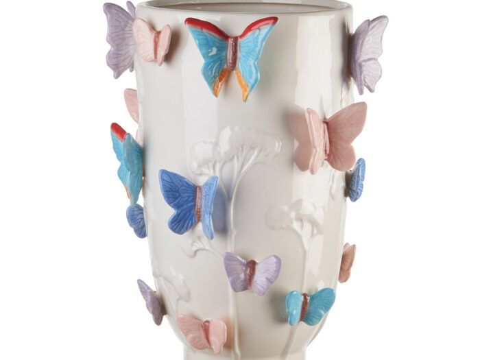 Vaso alto farfalle - L'Oca Nera