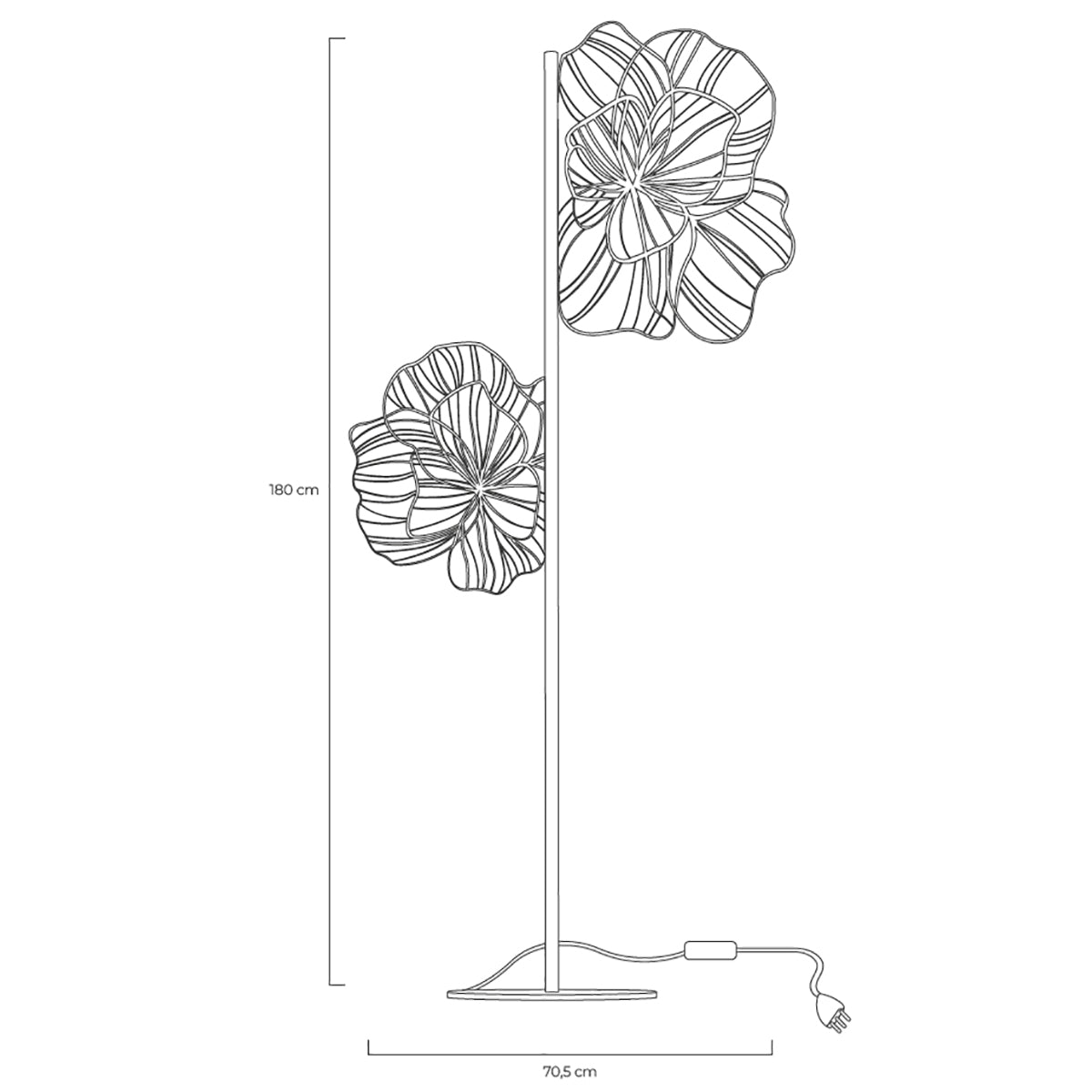 Lampada da terra Dafne - Vesta Design