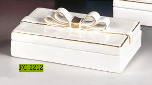 Porta cioccolatini con fiocco chanel - Dea Capodimonte