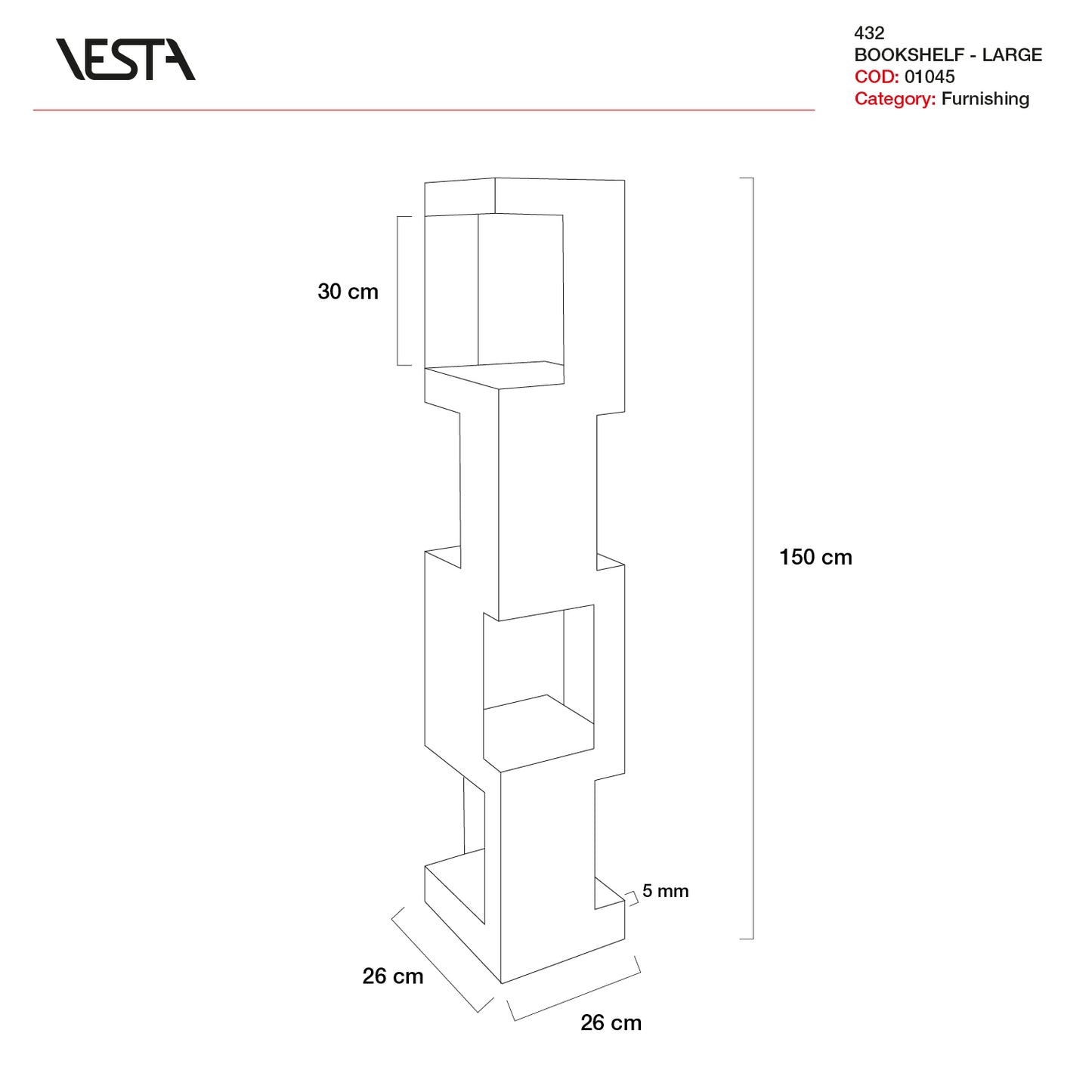 432 COLLECTION LIBRERIA GRANDE | VESTA
