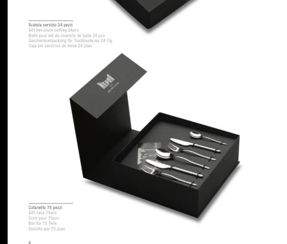 Set posate Mepra Unika 75 pezzi - Mepra