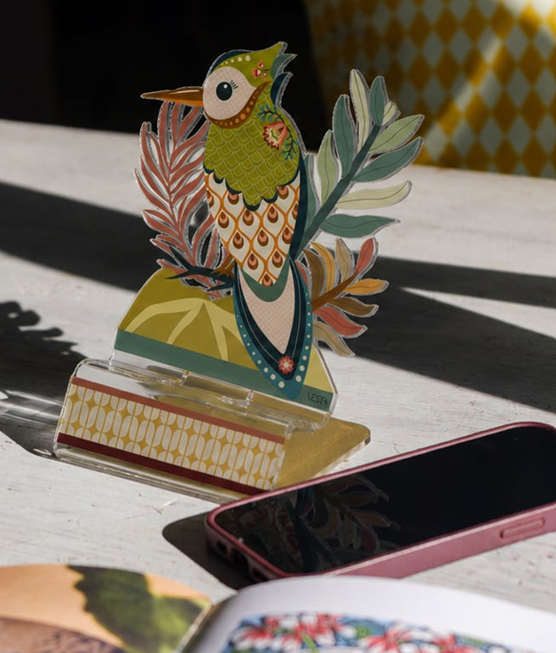 Porta cellulare Happy phone picchio - Vesta Design