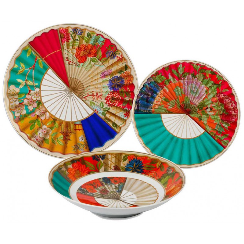 Servizio da 36 pz VENTAGLI | BACI MILANO