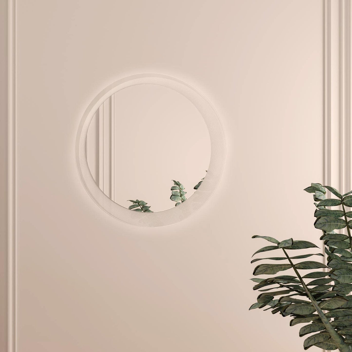 ROUND MIRROR LUMINOSO | VESTA