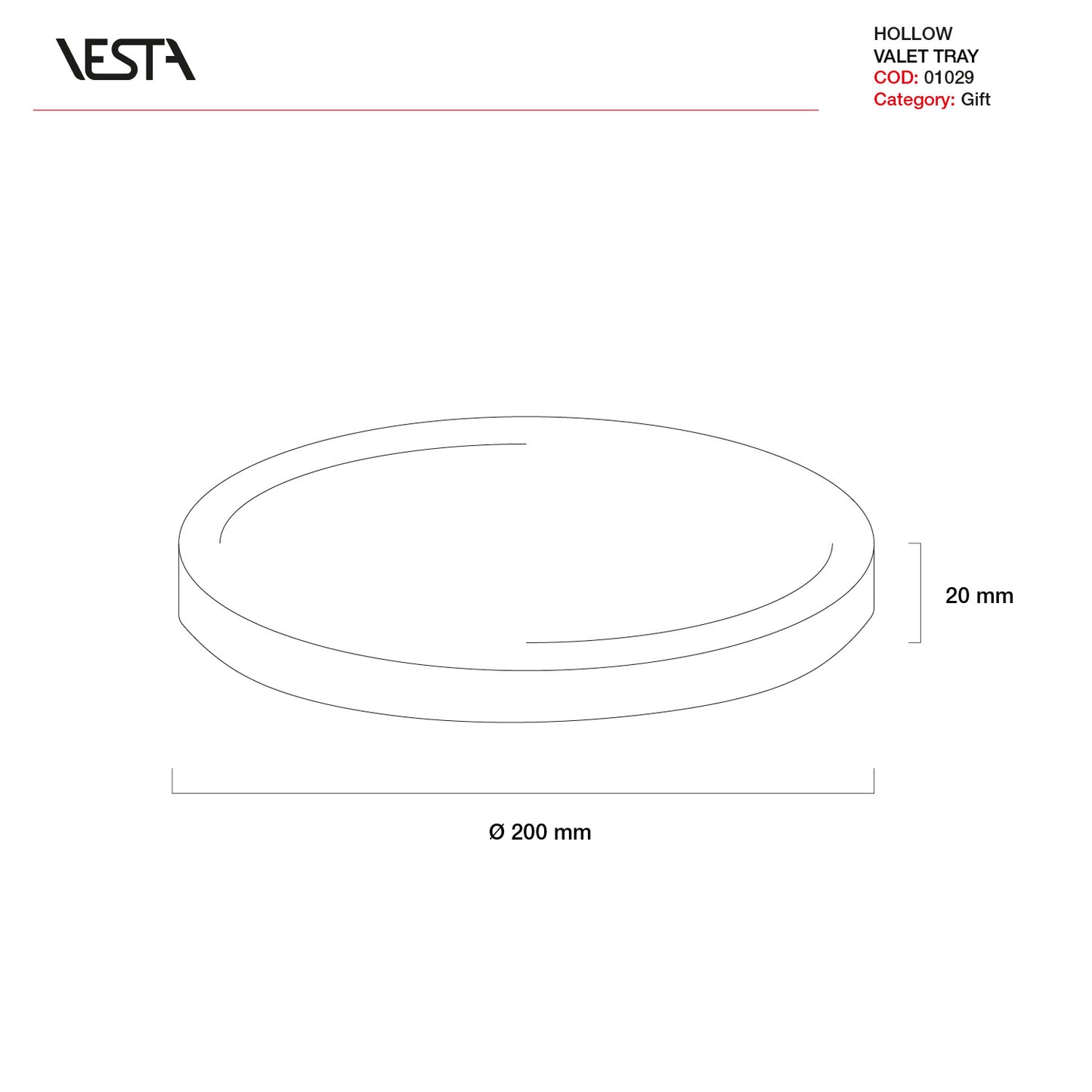 VUOTATASCHE HOLLOW SINGOLO | VESTA