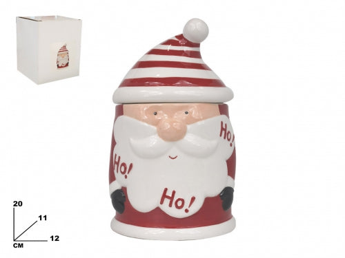 Contenitore decorativo babbo natale