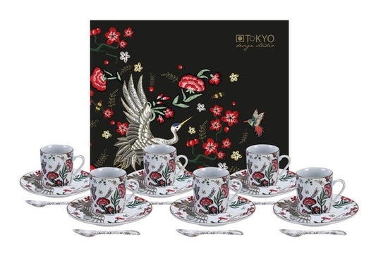 Copia del Set Espresso Mythical Crane 18 pz  | Tokyo Design