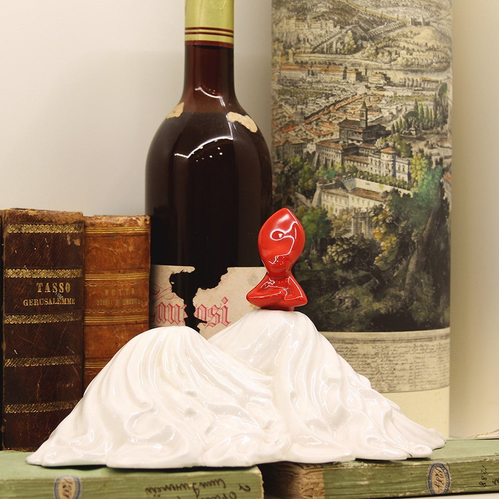 Scultura “La Napoli Misteriosa” Vesuvio con San Gennaro