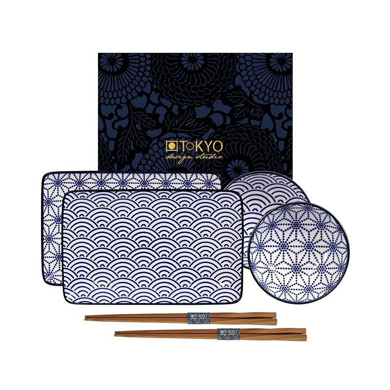 Tokyo Design Nippon Blu Set Regalo 6 pz.
