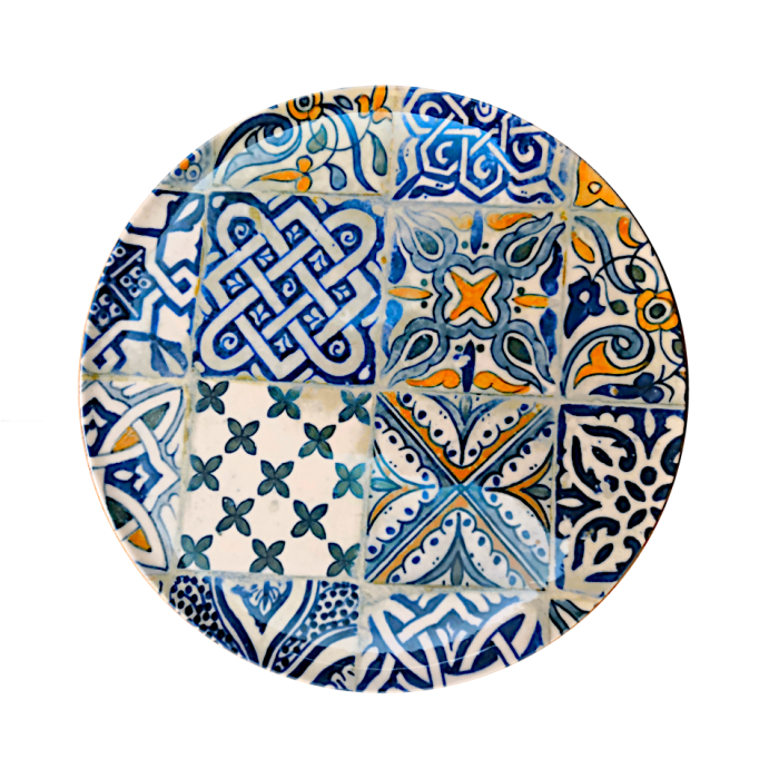 Piatto pizza maiolica - Fade Maison