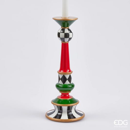 Porta candela scacchi h28 - Enzo De Gasperi