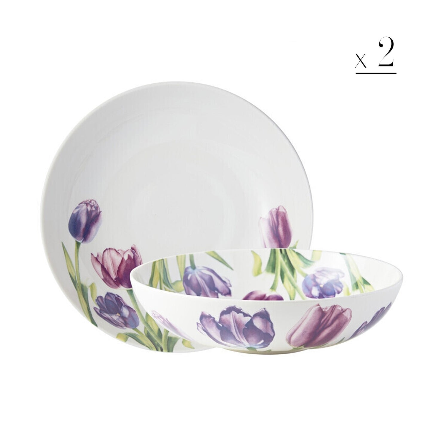Servizio piatti 36pz tulipani - Maxwell Williams