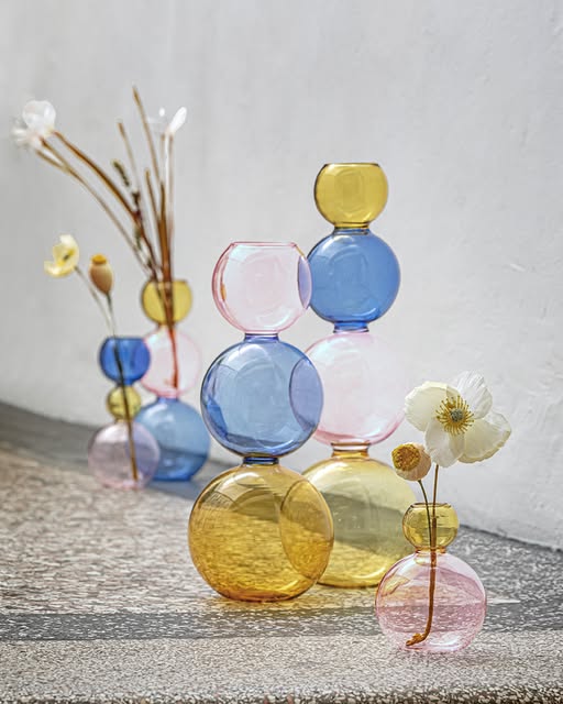 Vaso monofiore bolle - Rituali domestici