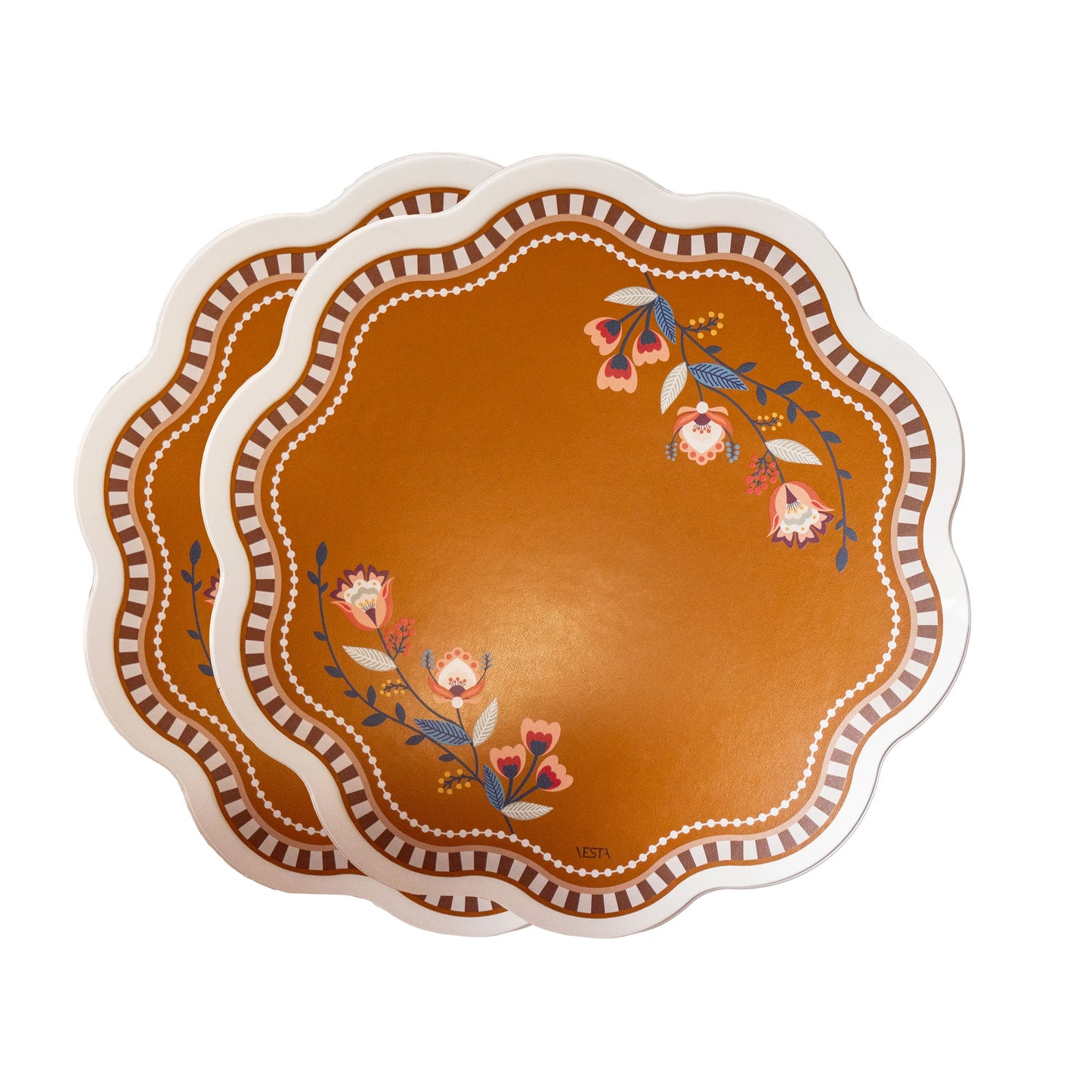 Set 2 sottopiatti/tovagliette ecopelle Armonia - Vesta Design