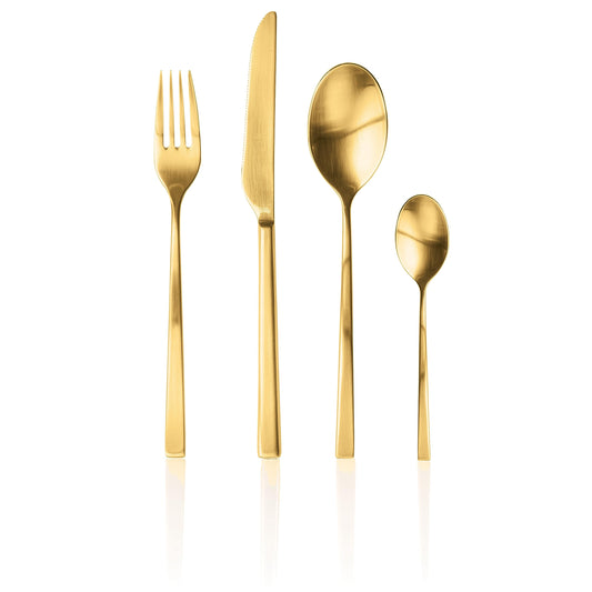 Set 24 posate atena oro - Mepra