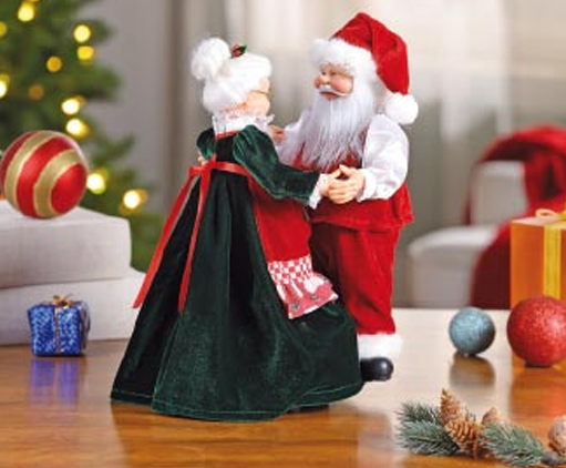 Babbo natale che balla - Il mondo del carillon