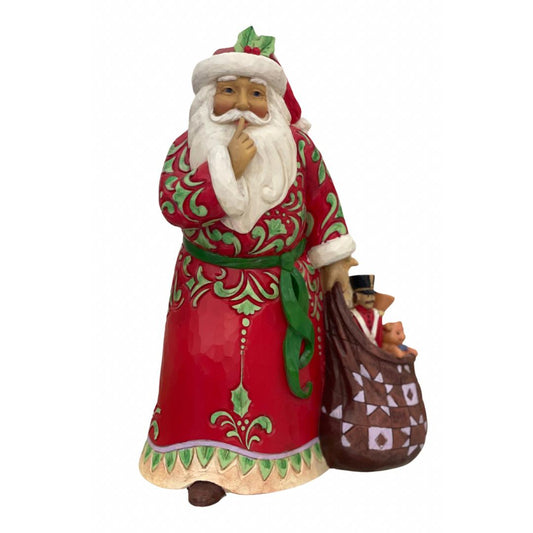 Babbo natale con sacco giochi - Jim Shore