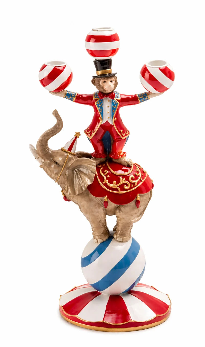 Figura scimmia su elefante circo 37.5cm - Palais Royal